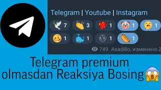 Telegram Premium Olmasdan Premium Reaksiyalar Bosish 100% Ishledi