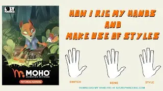 How I rig Hands and use styles in MOHO 13.5