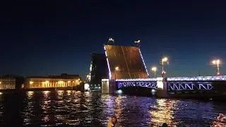 РАЗВОД ДВОРЦОВОГО МОСТА /  САНКТ-ПЕТЕРБУРГ / 12.07.2021