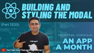 How to create a modal component in React using React Portals | React Mega Tutorial Project 4 Part 13