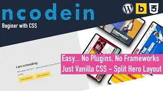 Create a Perfectly Split Full-Width Hero Section with CSS Grid | No Plugins or Frameworks Needed