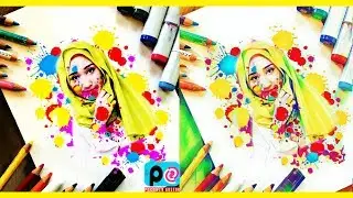 Cara Edit Foto Lukisan Splash Dengan Picsart Android | Tutorial