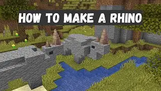 How to Build a Rhino in Minecraft