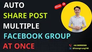 How To Auto Share Post To Multiple Facebook Group At Once 2024