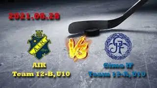 First Time Broke My Hockey Stick In a Game - AIK vs. Gimo Team 12, U10, Game Highlight