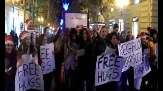 free hugs naples 22-11-2011 via scarlatti zona vomero napoli