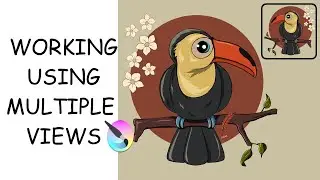 HOW TO WORK USING MULTIPLE VIEWS OF THE SAME IMAGE IN KRITA!!!