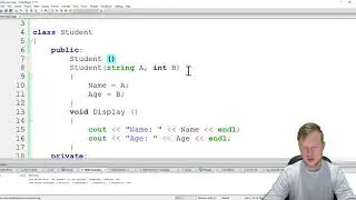 12. C++ Programming - Constructor And Function Overloading (C++ Class)
