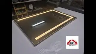 Как собрать зеркало с подсветкой.