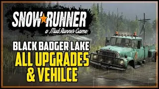SnowRunner All Upgrade Locations Black Badger Lake