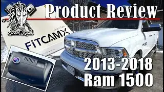 FitcamX 4K Dash Cam Install And Review For 2013 to 2018 Ram 1500