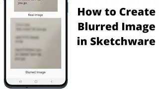 Create Blurred Image in Sketchware || How to Create Blurred Image in Sketchware ||