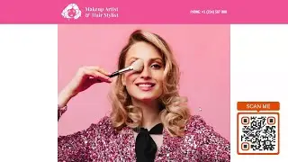 Hair Stylist | Make Up Artists Digital Business Card