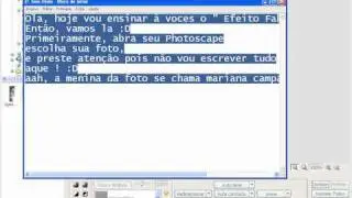 Efeito Fake no Photoscape..avi