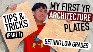 REACTING TO MY 1st YR ARCHITECTURE DRAFTING PLATES (Part 1) | Philippines