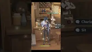 how different characters sit | Genshin Impact