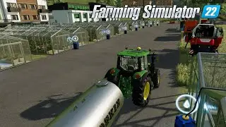 FARMING SIMULATOR 22 - ПОЛИВАЕМ ТЕПЛИЦЫ 1 СЕЗОН #49 СЕРИЯ