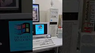 90s Computing - Windows 3.11 startup sequence #asmr