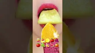 @Sunny_EATING_ Various fruit emoji eating sounds (sped up)