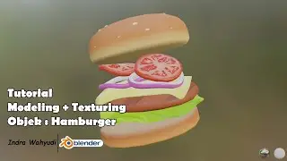 Tutorial Blender 3.0: Modeling + Texturing Burger