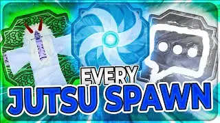 ALL JUTSU LOCATIONS + SHOWCASE | Shinobi Life 2