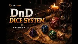 Dice System for Unity – Physics World Roller + UI 3D Roller