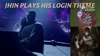 Jhin plays... his own login theme.