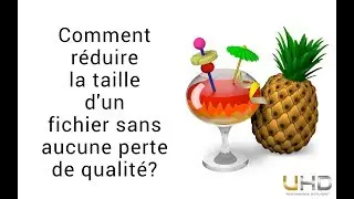 Comment réduire la taille d'un fichier sans perte de qualité?