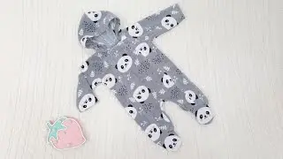 How to sew a jumpsuit for a baby.