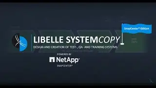 Libelle SystemCopy Powered by NetApp SnapCenter