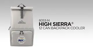 8053-14 High Sierra 12 Can Backpack Cooler
