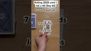 Rolling 2D20 until I roll a 40 (Day 65)