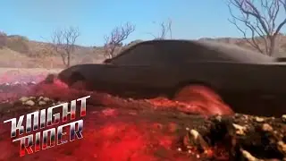 KITT Drives Through Lava | Knight Rider