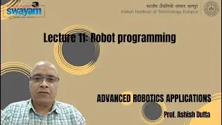 Lecture 11: Robot programming