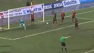 Goal Garcia.Zenit-Amkar 1:1.