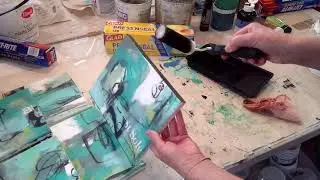 painting black on sides of canvas, and FREE DESIGN COURSE coming soon!