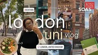 Day in the Life of London University student 📍 studying Law | study, errands, oxford street, salad