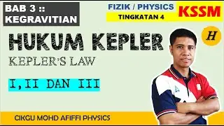 Tutorial 3.2 A :: HUKUM KEPLER / KEPLER'S LAW