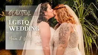 LGBTQ WEDDING | MIAMI VIDEOGRAPHER | CINEMATIC FILM DRONE | Valerie & Monica Wedding Highlight