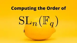 What is the size of a special linear group over a finite field?
