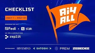 #Ai4ALL Check List