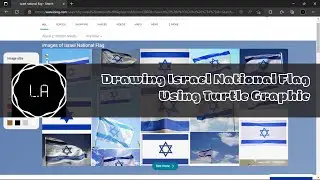 How to code Israel National Flag by using Turtle Graphic