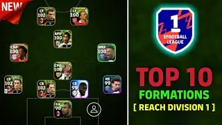 Top 10 Hidden Formations Update In eFootball 2024 Mobile || 4-2-4 Formation Available 🤔!?