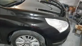 Nissan Teana 2012 years покраска капота, выгорел лак!