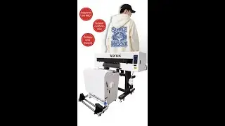 Newest 60cm Powder Shaker Machine for DTF T Shirt Printer Smaller Size Auto Power Return Function