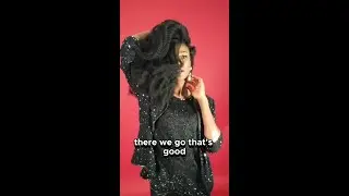 beauty photoshoot, capturing the radiance of melanated skin with larger-than-life black hair