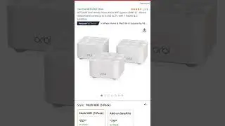 60 % off NETGEAR Orbi Whole Home Mesh WiFi System