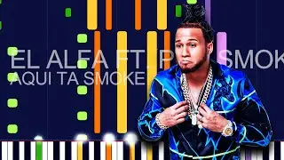 El Alfa Ft. Pop Smoke & Junior H - AQUI TA SMOKE (PRO MIDI FILE REMAKE) - 