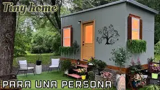 ‼️la MEJOR CASITA PEQUEÑA para UNA PERSONA - TINY HOME TOUR‼️