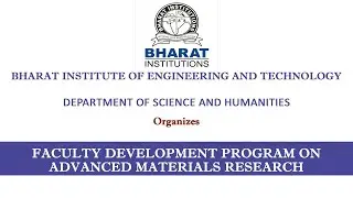 FDP on Advanced Materials Research- Day 5